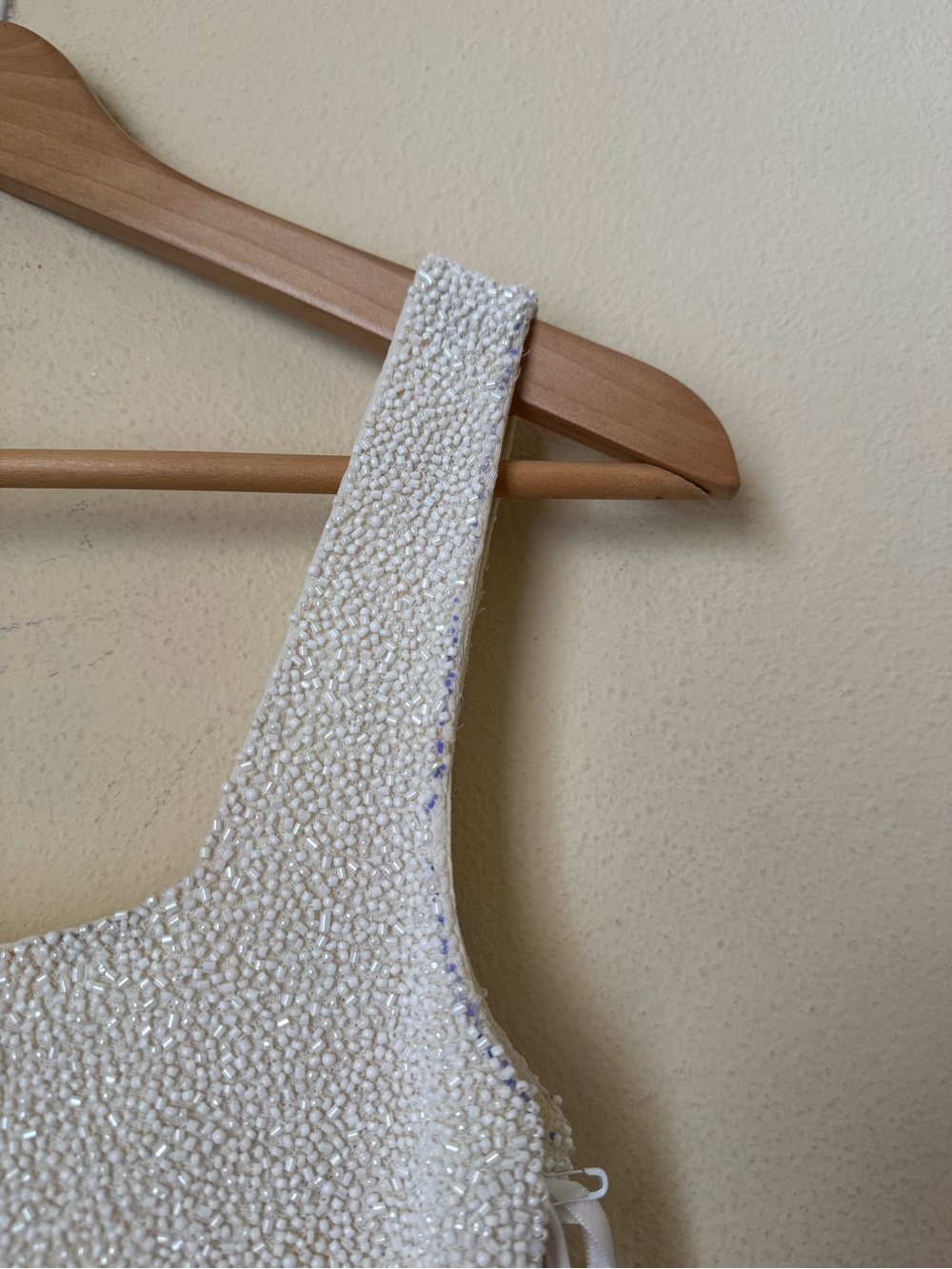 Staud New Le Sable Ivory Cream Mini Dress Small - Picture 2 of 14